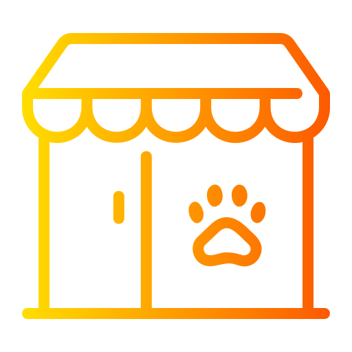 Pet shop Generic gradient outline icon