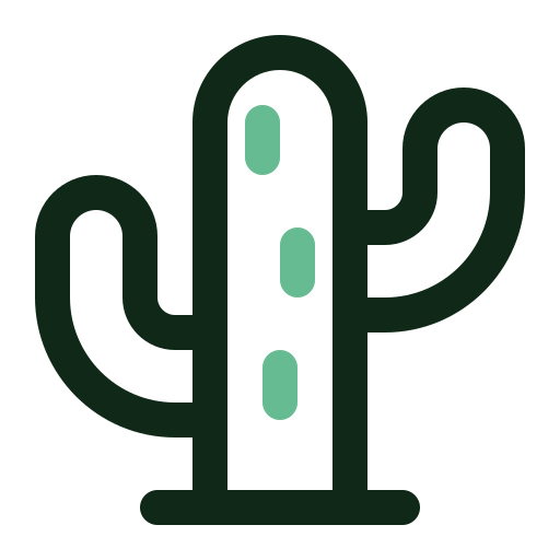 Cactus Generic color outline icon