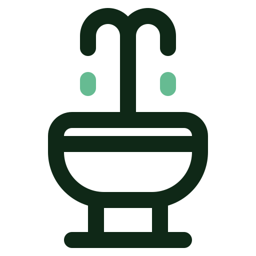 噴水 Generic color outline icon