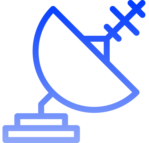 antenna Generic gradient outline icona