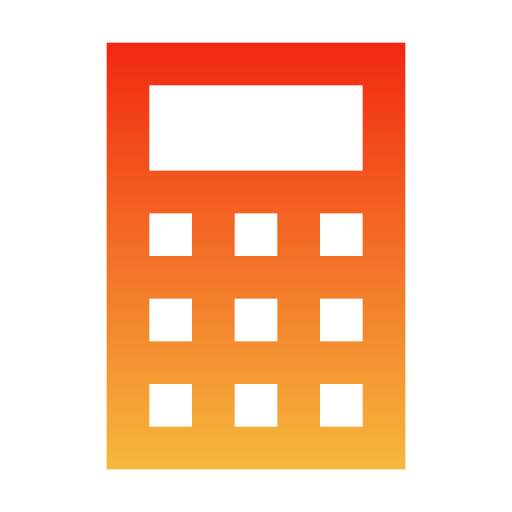 calculadora Generic gradient fill Ícone