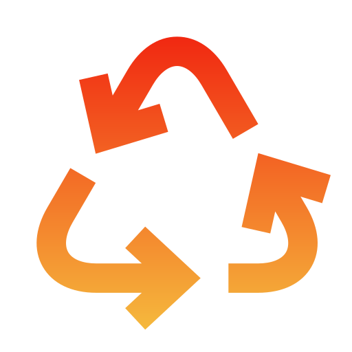 recykling Generic gradient fill ikona