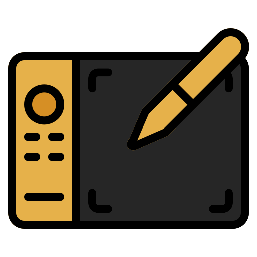 tavoletta con penna Generic color lineal-color icona