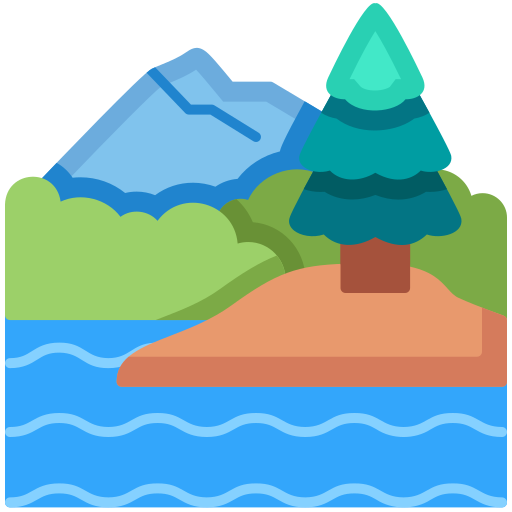 Lake Generic color fill icon