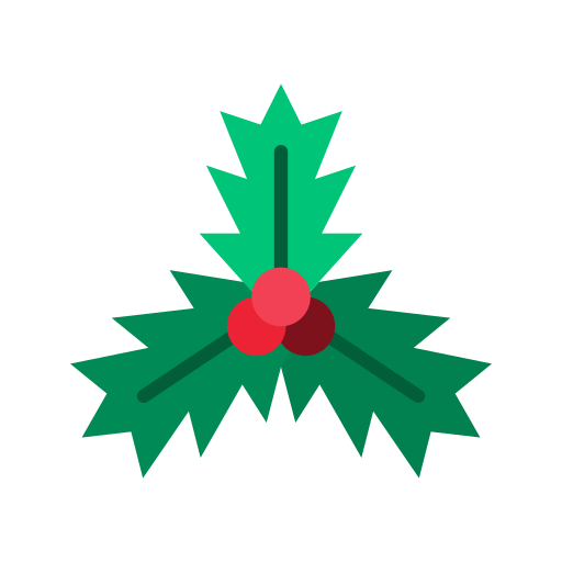 Mistletoe Generic color fill icon