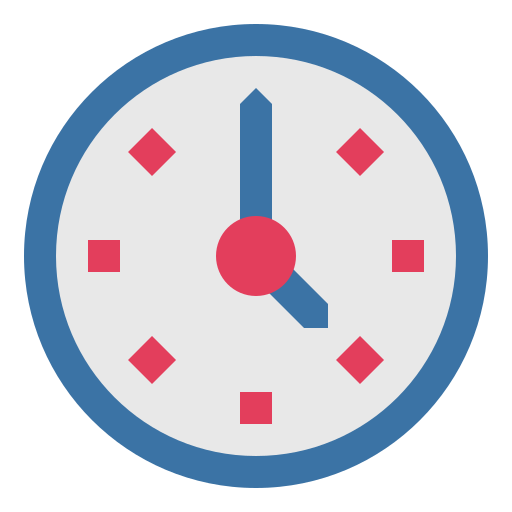 Clock Smalllikeart Flat icon