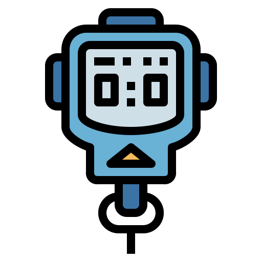 Stopwatch Smalllikeart Lineal Color icon