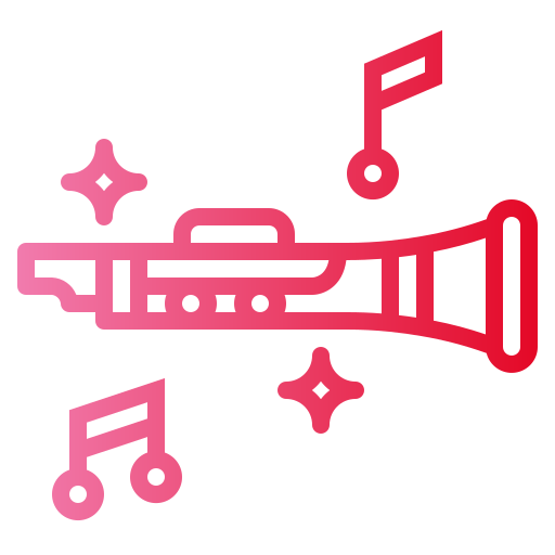 Clarinet Smalllikeart Gradient icon