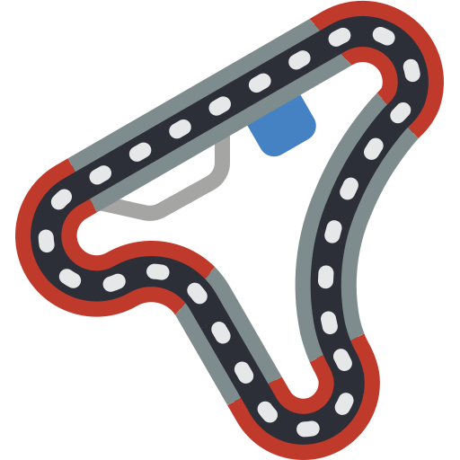 Race track Basic Miscellany Flat icon