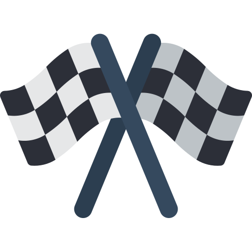 racing flagge Basic Miscellany Flat icon