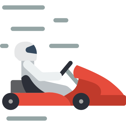 Karting Basic Miscellany Flat icono