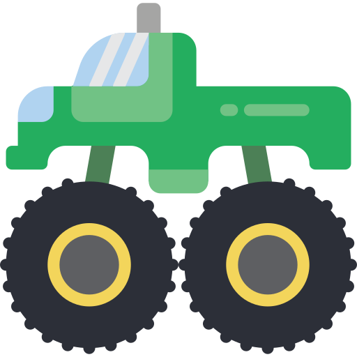 monster truck Basic Miscellany Flat icon