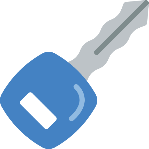 Car key Basic Miscellany Flat icon