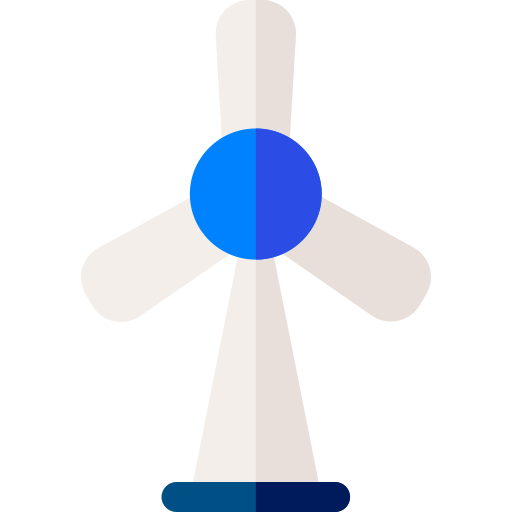 wiatrak Basic Rounded Flat ikona