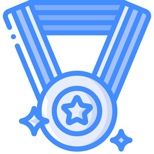 Medalha Basic Miscellany Blue Ícone