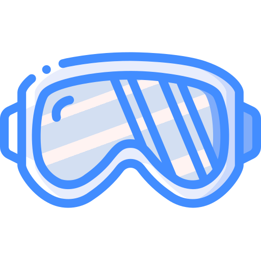 Goggles Basic Miscellany Blue icon