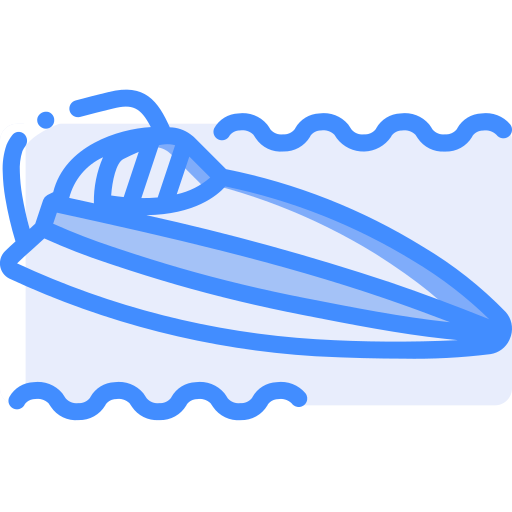 Speedboat Basic Miscellany Blue icon