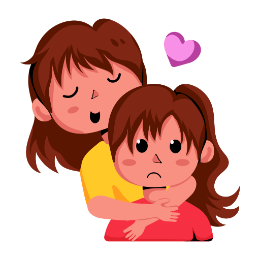 Siblings Generic Sticker Color Fill icon