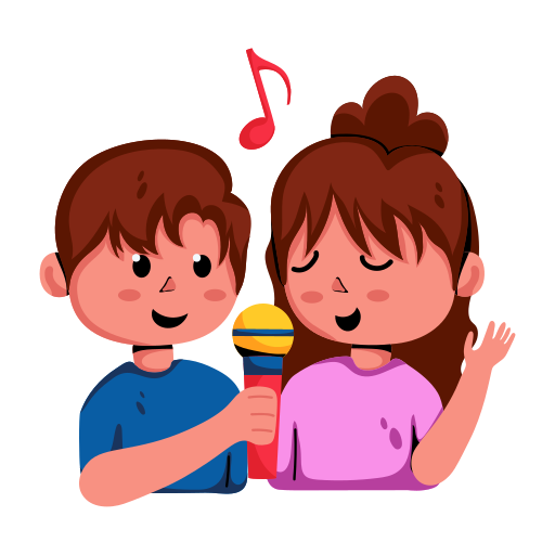 karaoke Generic Sticker Color Fill icono
