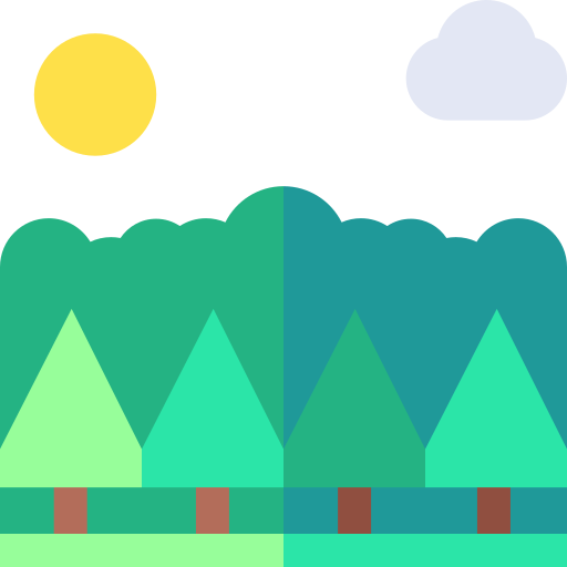 naturschutzgebiet Basic Straight Flat icon