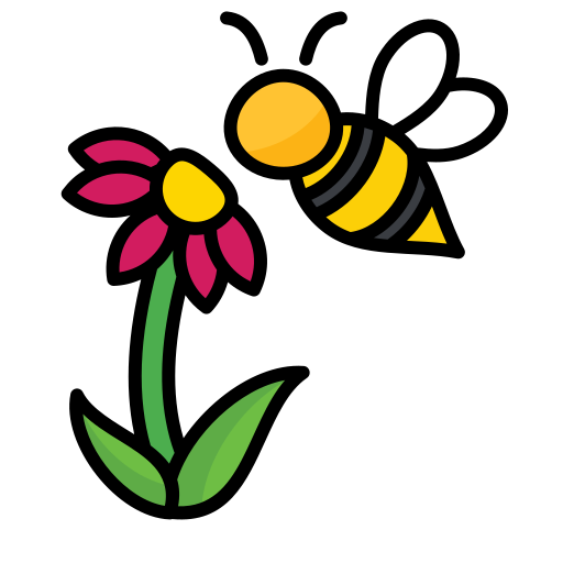 蜂 Generic color lineal-color icon