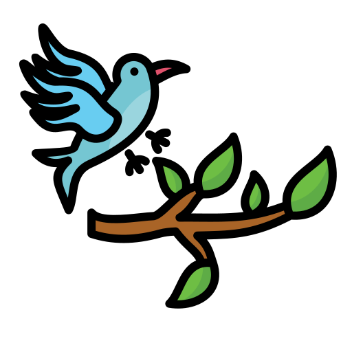 colibrí Generic color lineal-color icono