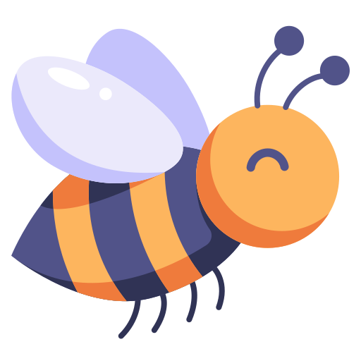 Пчела Generic color fill иконка