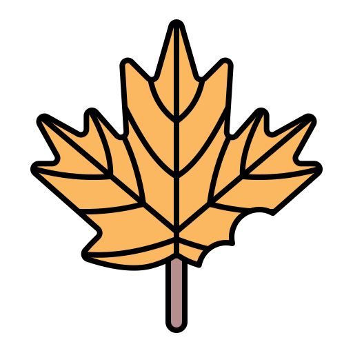 liść Generic color lineal-color ikona
