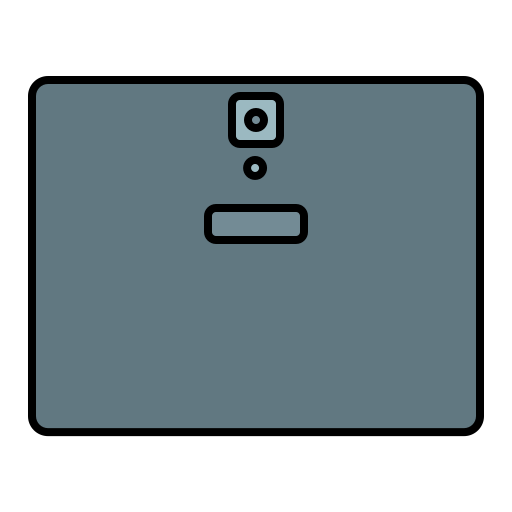 tableta Generic color lineal-color icono