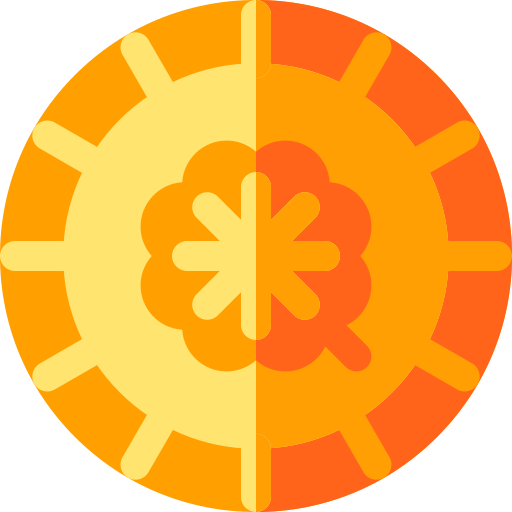 Moneda Basic Rounded Flat icono