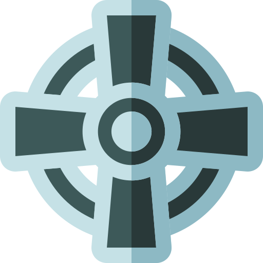 keltisches kreuz Basic Rounded Flat icon