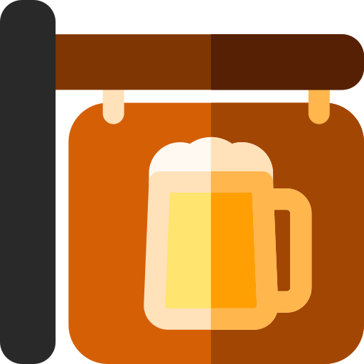 Pub Basic Rounded Flat icon
