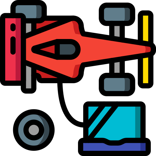 Racing car Basic Miscellany Lineal Color icon
