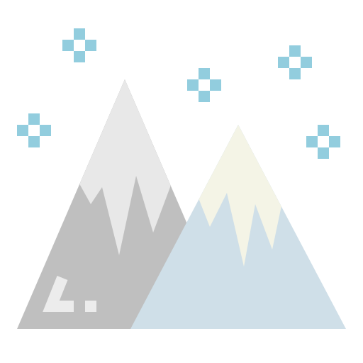 Montañas Smalllikeart Flat icono