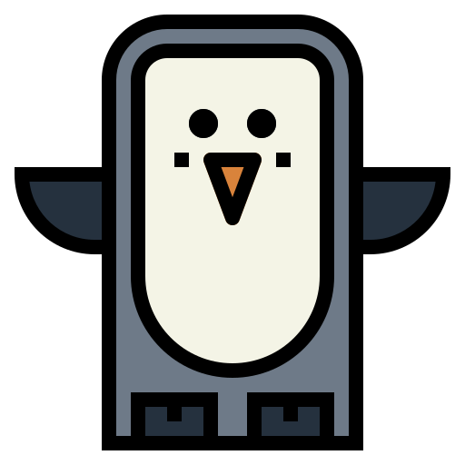 ペンギン Smalllikeart Lineal Color icon