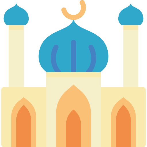 moskee Basic Miscellany Flat icoon