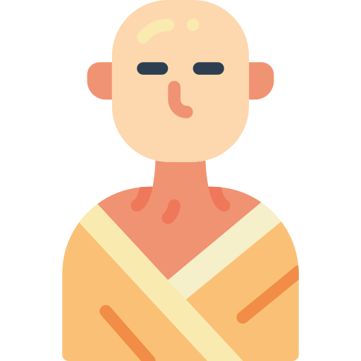 Monk Basic Miscellany Flat icon