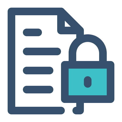 Lock Generic color lineal-color icon