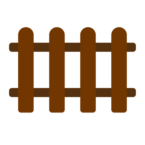 Fence Generic color fill icon