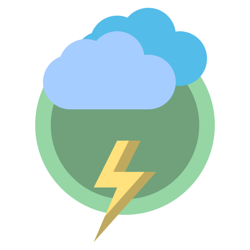 Thunder Surang Flat icon