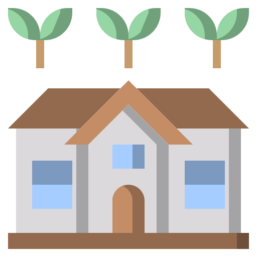 casa verde Surang Flat icona