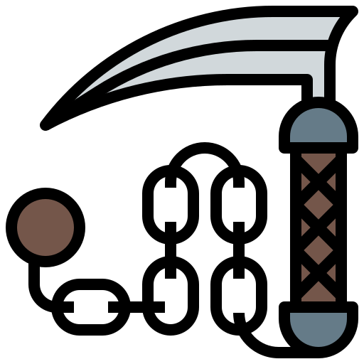 kusarigama Surang Lineal Color icon
