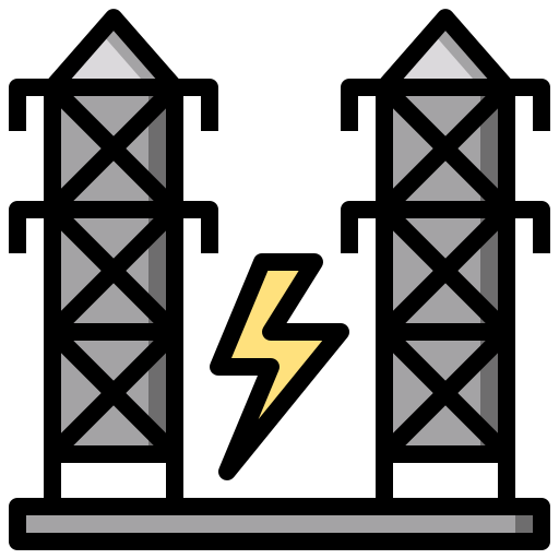 wieża elektryczna Surang Lineal Color ikona
