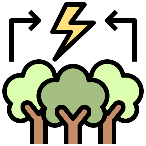 Green energy Surang Lineal Color icon