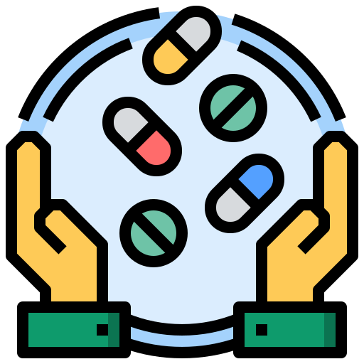 Pills Surang Lineal Color icon