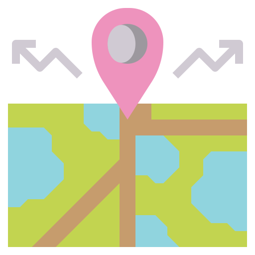 Maps Surang Flat icon