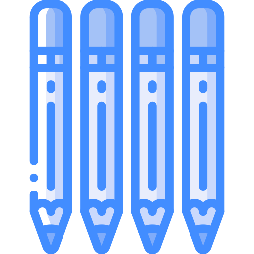crayon Basic Miscellany Blue Icône