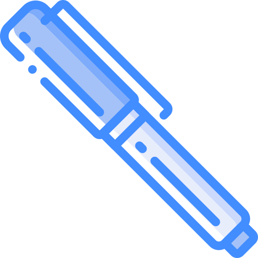 Pen Basic Miscellany Blue icon