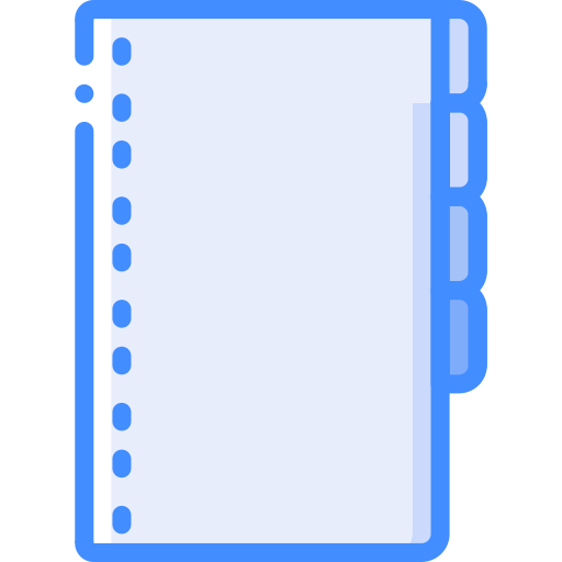 Agenda Basic Miscellany Blue icono