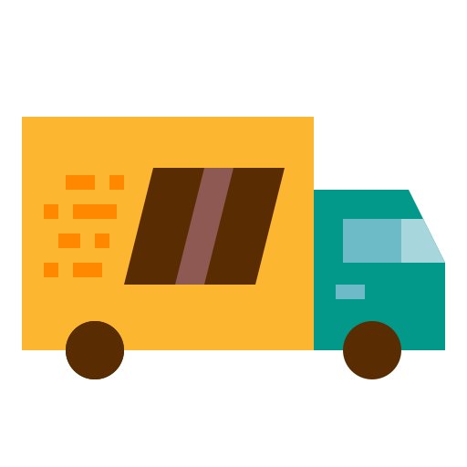 ciężarówka mynamepong Flat ikona